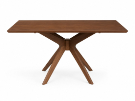 Corinne Wood Dining Table: Rectangle 